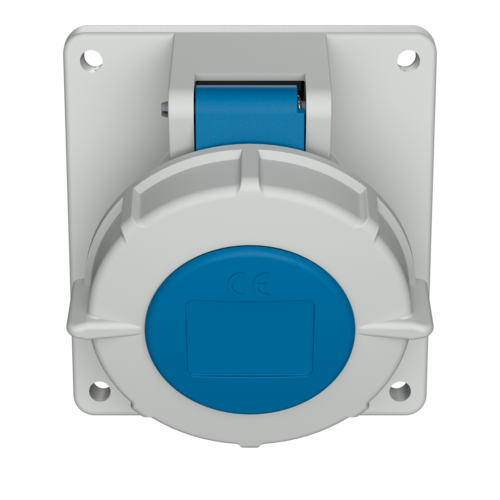 MENNEKES Panel mounted receptacle with TwinCONTACT 1703 images3d